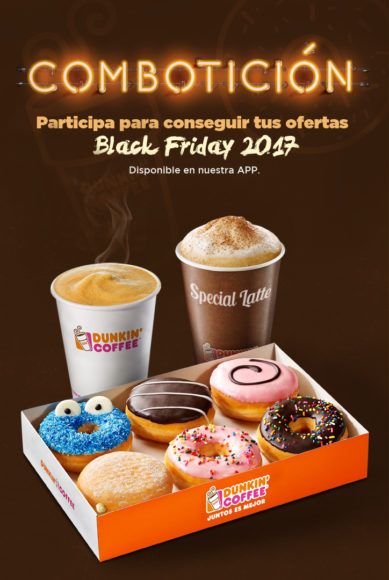 Dunkin’ Coffee Lanza dos promociones para el Black Friday