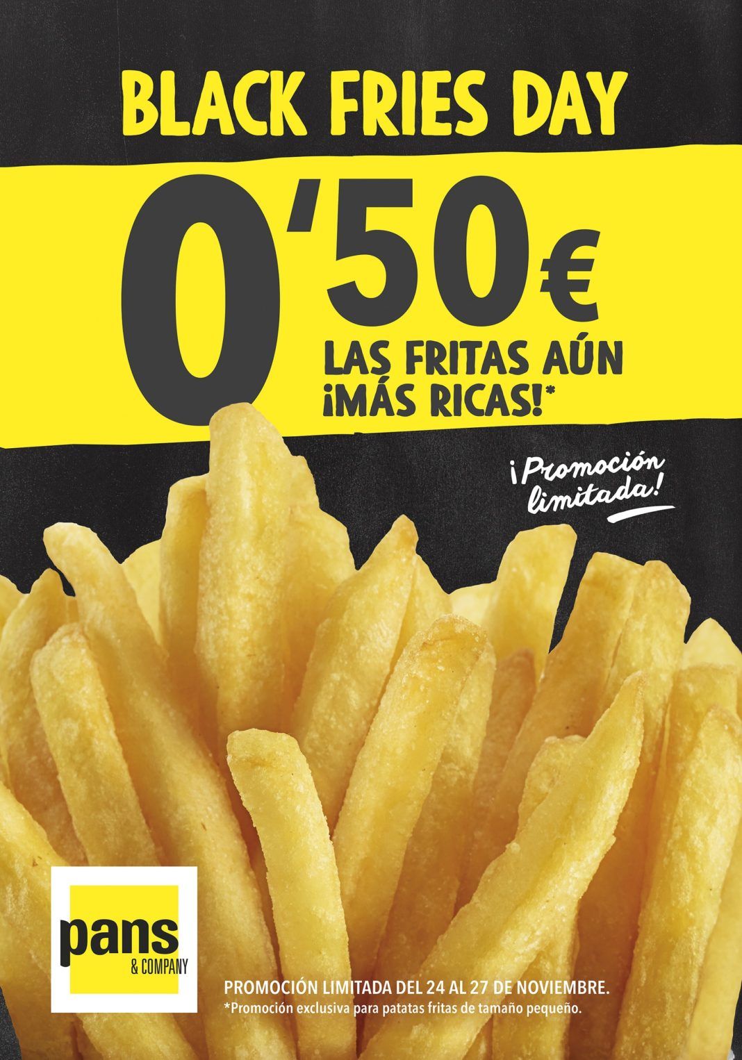 Pans & Company Celebra su Particular ‘Black Fries Day’
